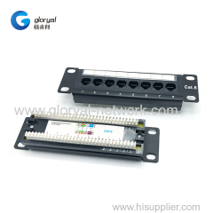 8 PORT CAT.5E OR CAT.6 OR CAT.6A PATCH PANEL