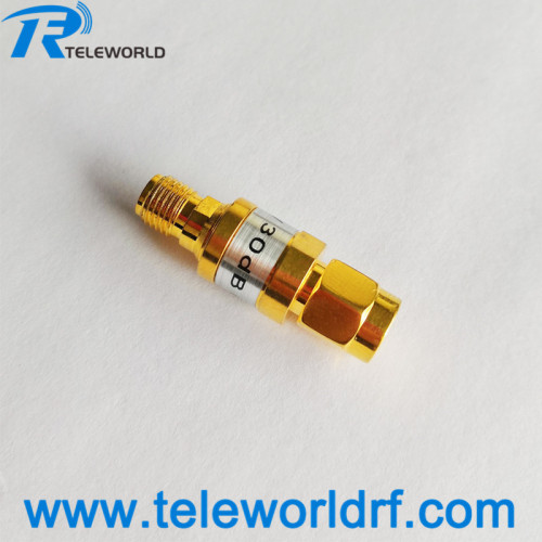 2W SMA Attenuator 3Ghz 6GHz 8GHz 10GHz 12GHz 18GHz 1dB 2dB 3dB 4dB 5dB 6dB 7dB 8dB 9dB 10dB 20dB 30dB 50ohm