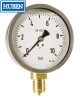 316 Stainless Steel Pressure Gauge with Brass Internals