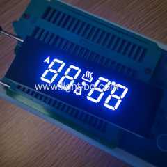 Ultra white customized 4 Digit 7 Segment LED Display Common Anode for digital oven timer