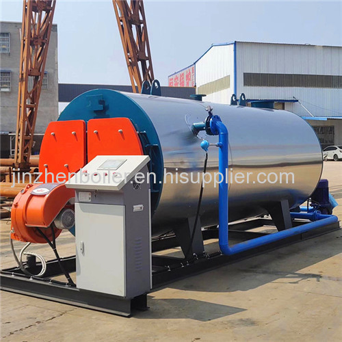 Automatic 0.7MW 1.4MW 2.1MW Gas and Oil Dual Fuel Industrial Heating Hot Water Boilers for bath center 