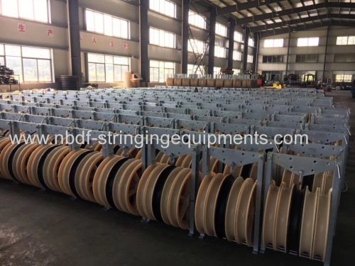 High Speed turning direction stringing blocks