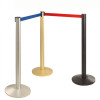 Stainless Steel Queue Barrier Retractable Fence Cafe Barrier Banner