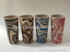 16/22oz Single wall Cold paper cup/TREE FREE paper cup