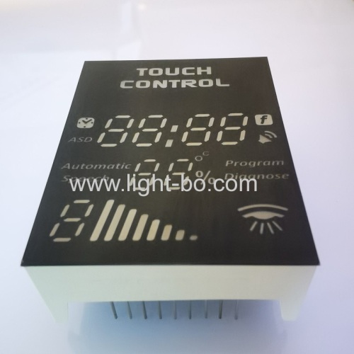 Customized Multicolour 7 Segment LED Display Module for Kitchen Hood Control