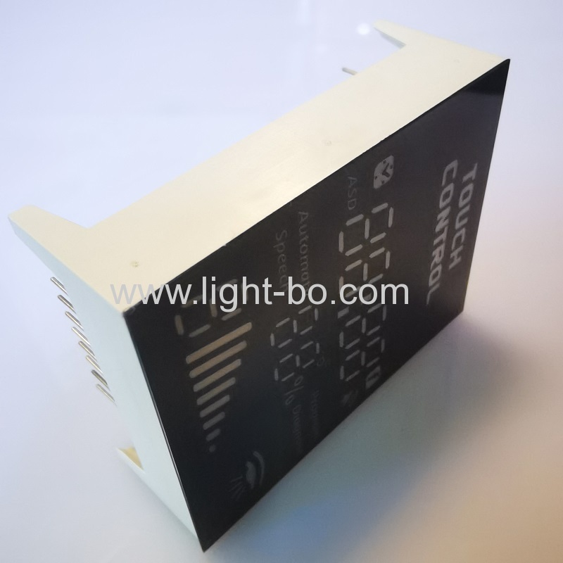 Customized Multicolour 7 Segment LED Display Module for Kitchen Hood Control