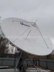 7.3m fixed station satellite antenna