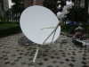 1.8m manual portable satellite antenna-c/ku band