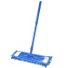 Microfiber flat mop with easy closure