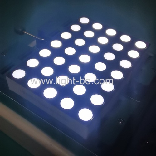 Ultra white 5mm 5*7 Dot Matrix LED Display Row cathode Column anode for Elevator Position Indicator
