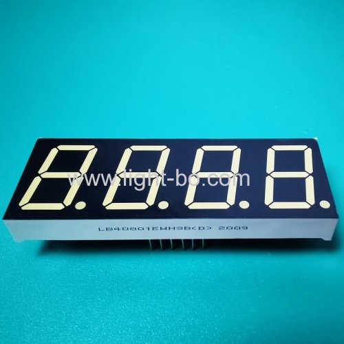 Ultra white 4 Digit 0.8inch 7 Segment LED Display common anode for Instrument Panel