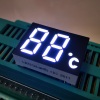 Custom Ultra white dual digit 0.47&quot; 7 segment led display common cathode for temperature indicator