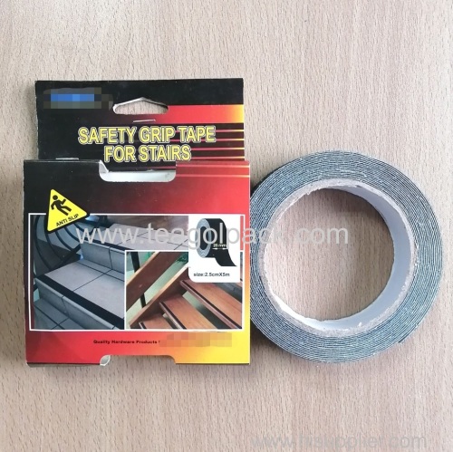 25mmx5M Black Safety Grip Adhesive Tape For Stairs AntI-Slip