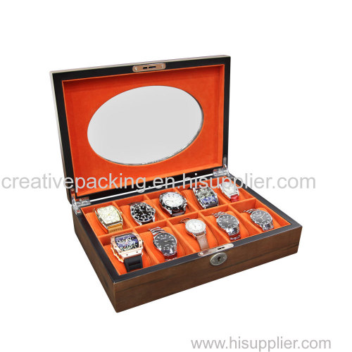 Custom Wholesale High Quality Watch Boxes For Sale 12 watch box Wooden Watch Boxes