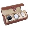 Professional custom high quality travel PU leather watch boxes travel Watch Boxes