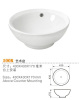 Round ceramic wash basin manufacturers.round ceramic art basins suppliers.round top counter basin manufacturers in China