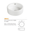 Round bathroom wash basins suppliers.ceramic art basin manufacturers.round adove counter basins manufacturers in china