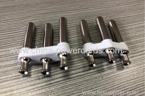 Brazil Plug Insert with 4.8mm hollow pins