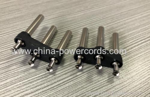 Brazil plug inserts with 4.0mm hollow pins