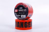 3-Inch by 300-Feet Non-Adhesive Red Danger Hazard Tape Roll