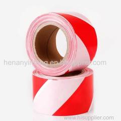 Red and White Caution Stripe Tape