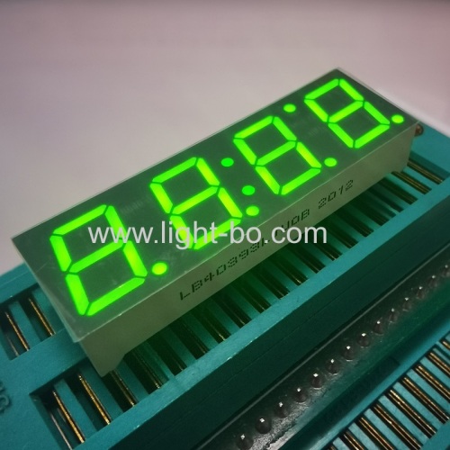 Ultra bright blue common anode 0.39  (10mm) 4-digit 7 segment led display for home appliances control