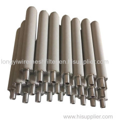 USA gas filter liquild industry 0.5 micron airoutlet sintered metal powder filter cartridges sintered filter tubes