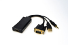 VGA to HDMI Adapters Male to Female USB Power 3.5mm Audio