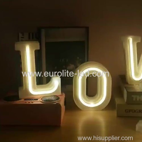 Led Neon 26 Letter USB Battery Dual For Decoration Night Light