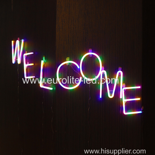 Neon Letter Light LED Alphabet Numbers Decorative Light up Words for Wedding Christmas Birthday Party Home Shop Ba