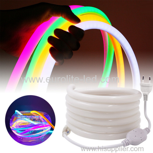 LED Strip 12V SMD2835 Neon Light 320 Round Flexible Home Outdoor Holiday Waterproof Light Strip Car Fairy Strip