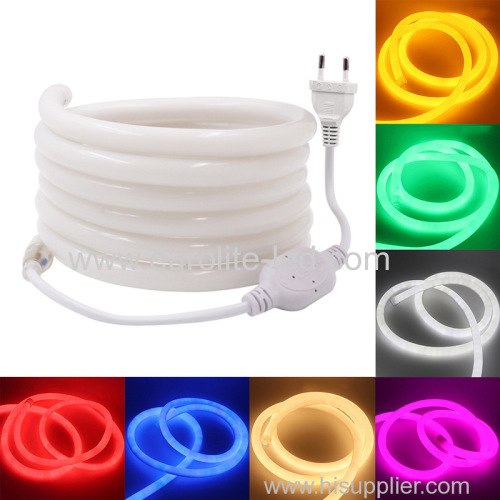 LED Strip 12V SMD2835 Neon Light 320 Round Flexible Home Outdoor Holiday Waterproof Light Strip Car Fairy Strip