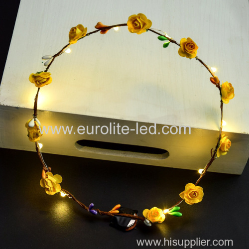 Party Hair Accessories Bridal Shower Bridesmaid Gifts Neon LED Flower Headband