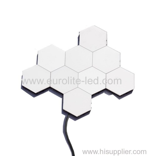 High Quality DIY Honeycomb LED Magnetic Quantum Light Touch Night Lamp Modular Hexagonal Wall lamp