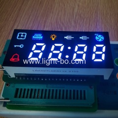 Multicolour ultra bright 4 digit 7 segment led display for oven timer
