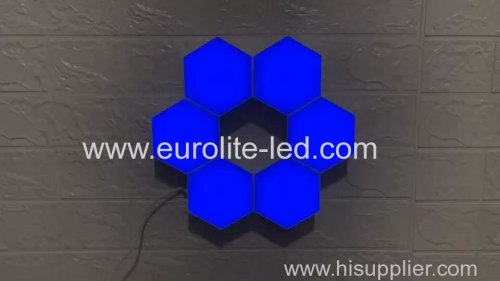 Lampade a LED esagonali Quantum Light LED modulari sensibili al tatto  illuminazione magnetica Lampada notturna a LED da parete con decorazione  creativa di Hexagons - Cina Luce esagonale, luce tattile