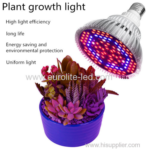Led Grow Light E27 Bulb Full Spectrum Plant Light Par38 Bulb for Indoor Plants Greenhouse Succulent Flower Light