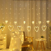 Valentine's Day Led Love Curtain For Holiday Wedding Home Decor String Light