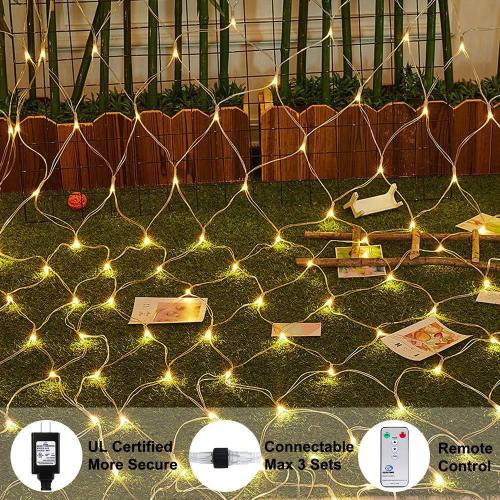 Led 3m*2m 200leds Net Light For Christmas Holiday Party Remote Control Curtain Light