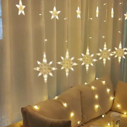 Led 1.5*2 m 210 LEDs Rainbow String Light 8 Function Remote Control For Decoration Curtain String Night Light