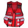 Hi Viz Tactical Vest Security Reflective Safety Vest With for Enforcement CCTV Dog Handler Tac Vest With Multi-pockets