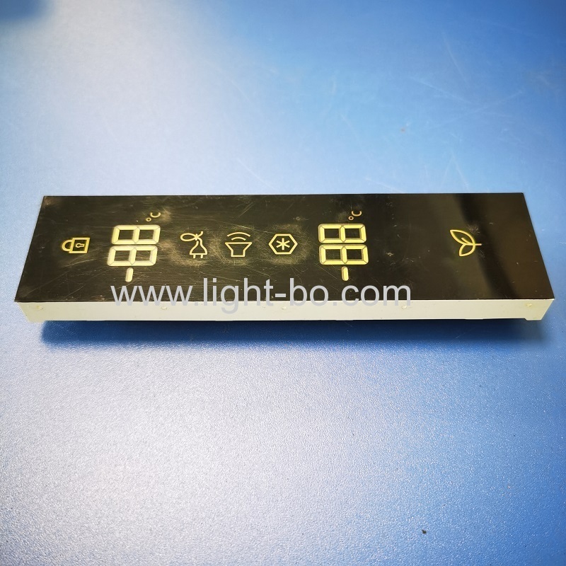 Ultra white / Green 7 segment LED Display Module Common cathode for Refrigerator Controller