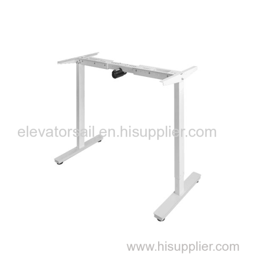 One Motor Two Leg Electric Height Adjustable Standing Desk Frame