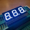 Ultra bright White 3-Digit 7 segment led display 0.4&quot; common cathode for instrument panel