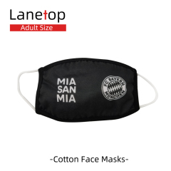 Aoz Reach Certificate Wholesale Custom Basketball Fashion Masks Football Team Printed Cotton Masks