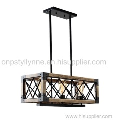 modern Kitchen Home Restaurant Retro Industrial Iron Metal Home Decor Ceiling Chandelier Lighting