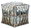 Automatic hunting blind tent
