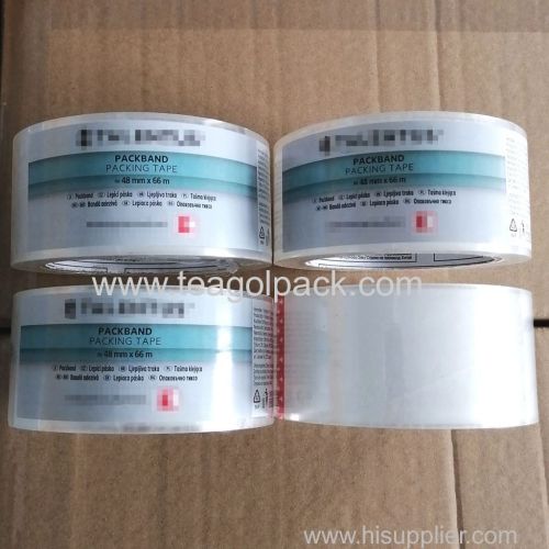 48mmx66M Packing Tape Transparent White