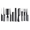 10PCS Black Hair Comb