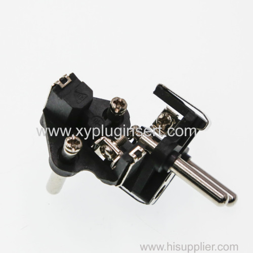 16A SCHUKO PLUG INSERT   WITH SCREWS